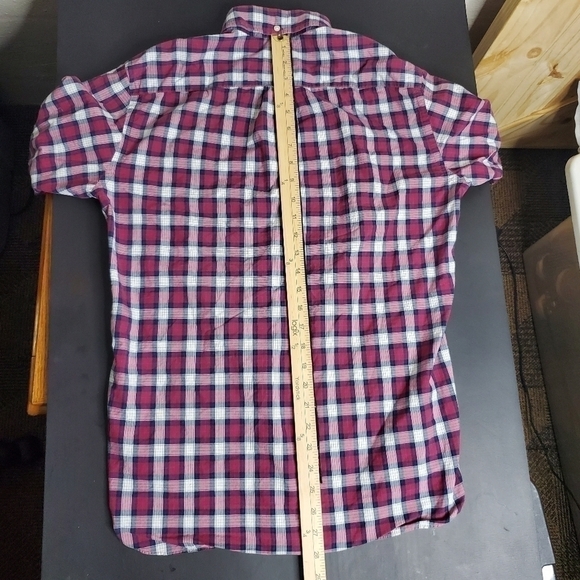 JCrew Shirt Men Small 14-14.5 Plaid Button Down - Picture 5 of 11